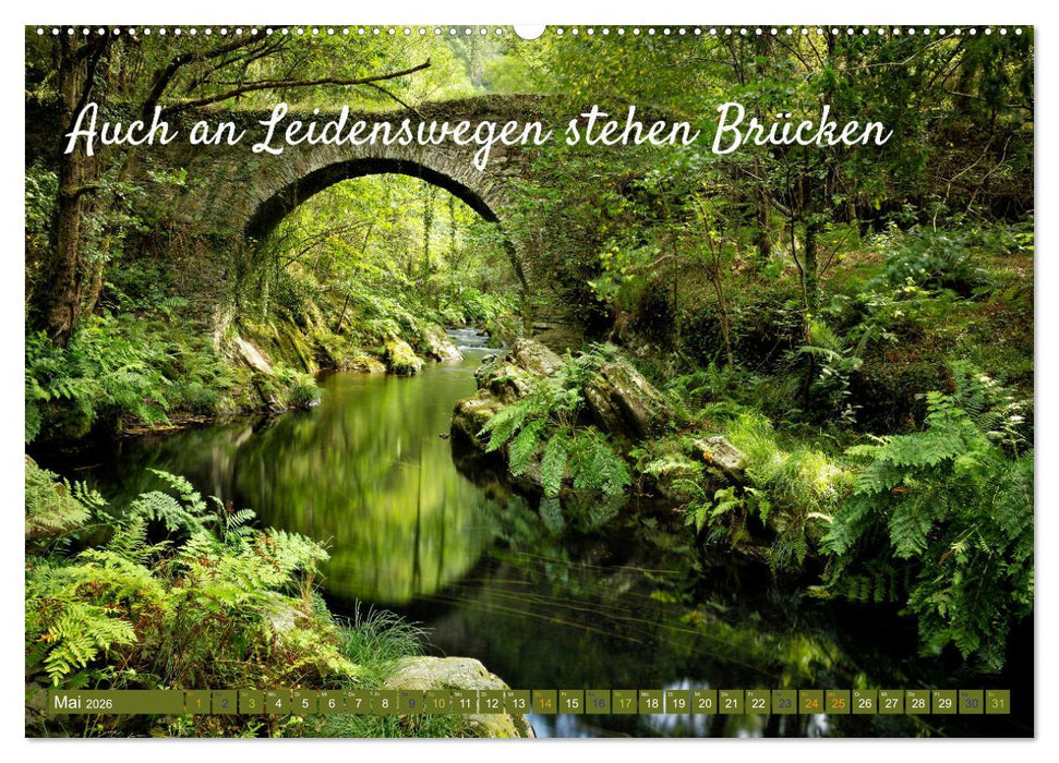 Innehalten in der Trauer - begleitet mit Gedanken (CALVENDO Wandkalender 2026)