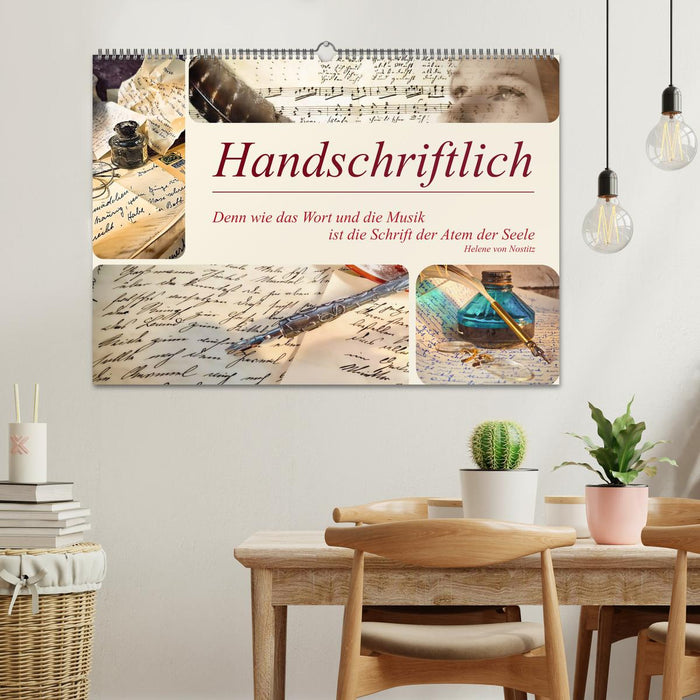 Handschriftlich (CALVENDO Wandkalender 2026)