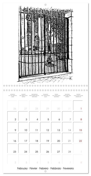 My PARIS (CALVENDO Calendrier mensuel 2026)