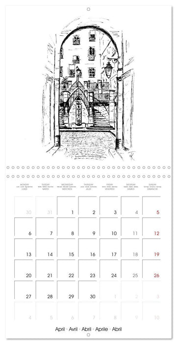 My PARIS (CALVENDO Calendrier mensuel 2026)