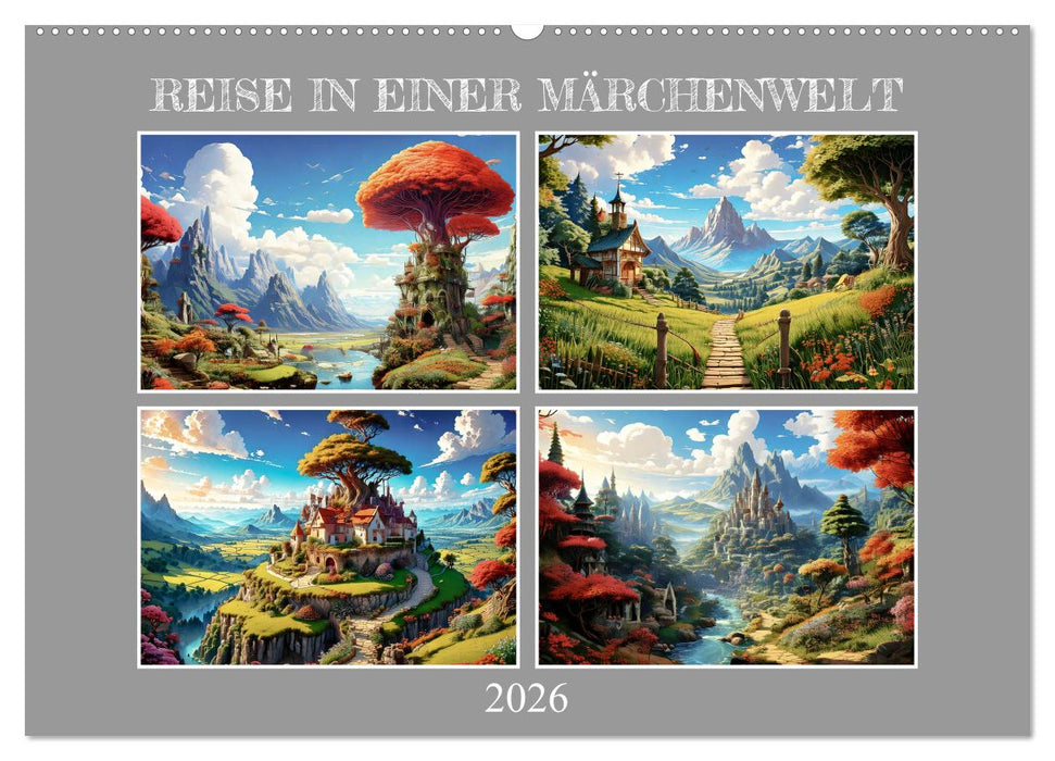 Reise in einer Märchenwelt (CALVENDO Wandkalender 2026)