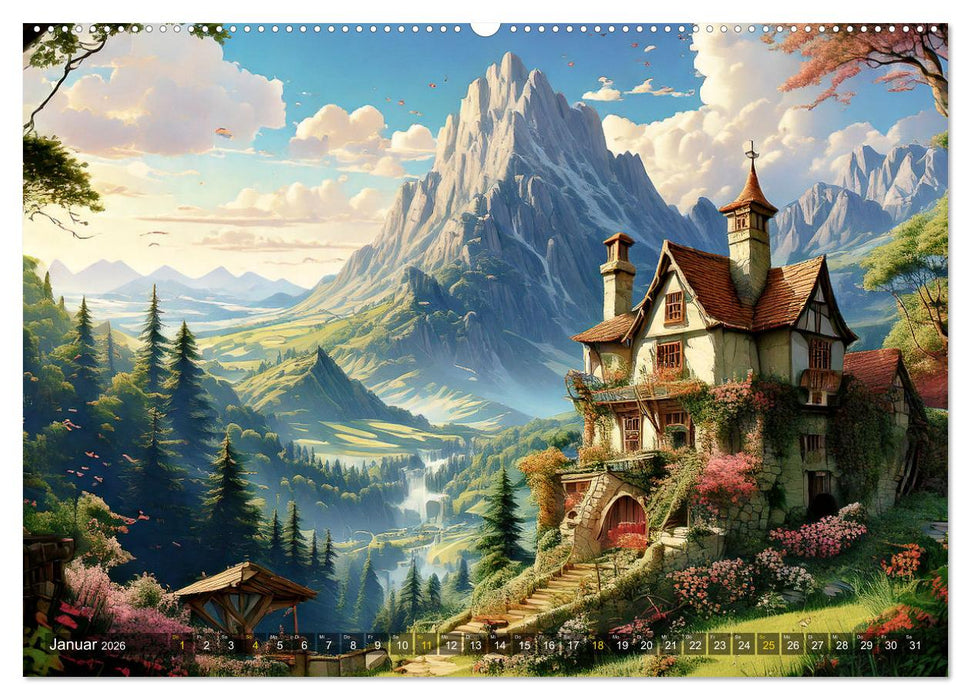 Reise in einer Märchenwelt (CALVENDO Wandkalender 2026)