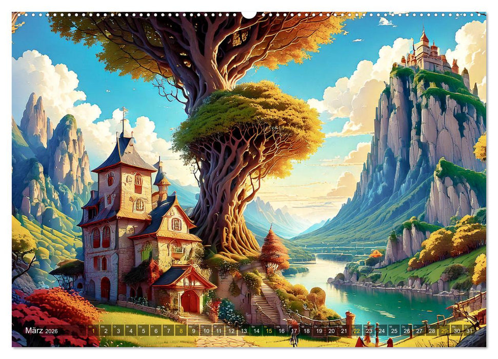 Reise in einer Märchenwelt (CALVENDO Wandkalender 2026)