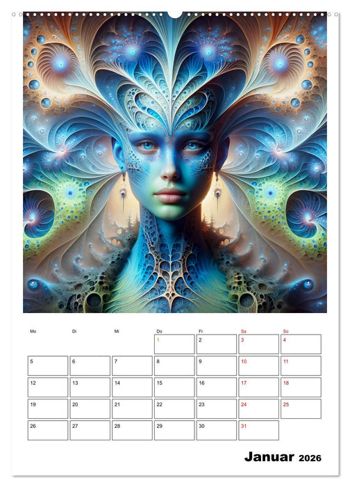 Extraterrestrische Eleganz (CALVENDO Wandkalender 2026)