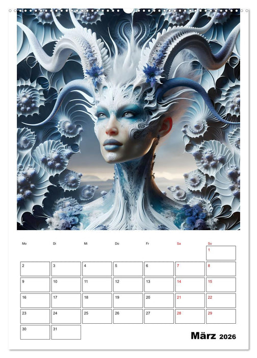 Extraterrestrische Eleganz (CALVENDO Wandkalender 2026)