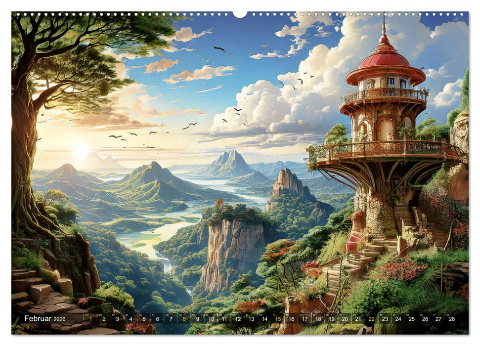 Reise in einer Märchenwelt (CALVENDO Premium Wandkalender 2026)
