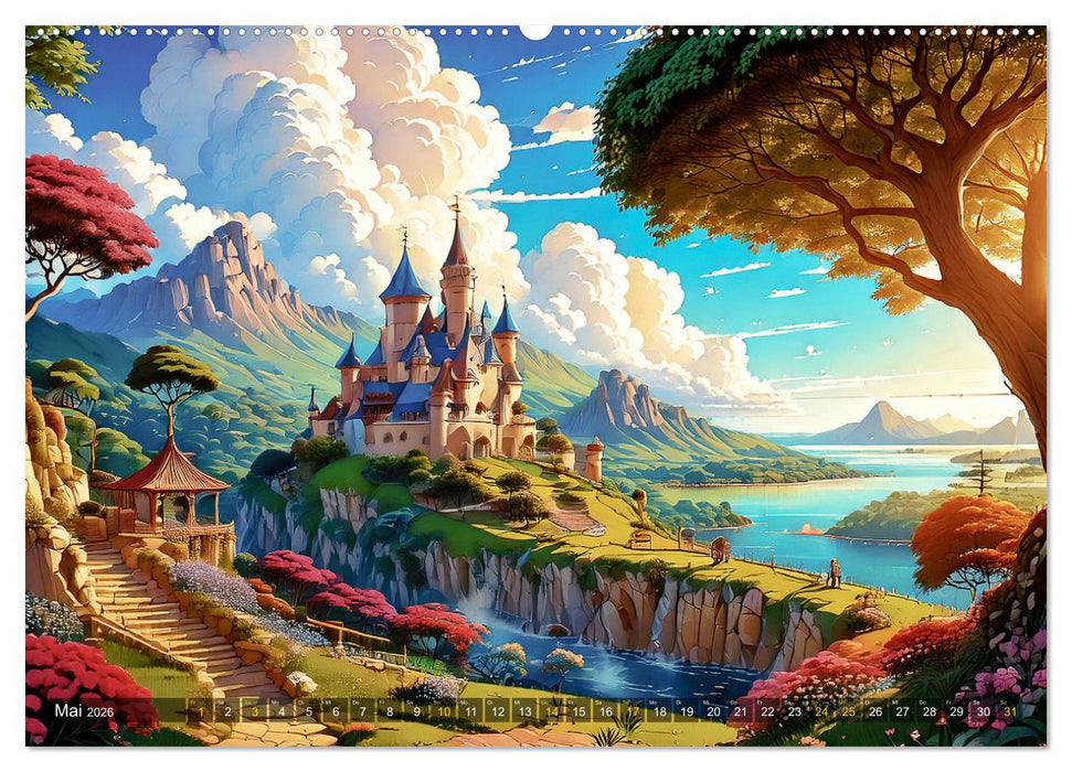 Reise in einer Märchenwelt (CALVENDO Premium Wandkalender 2026)