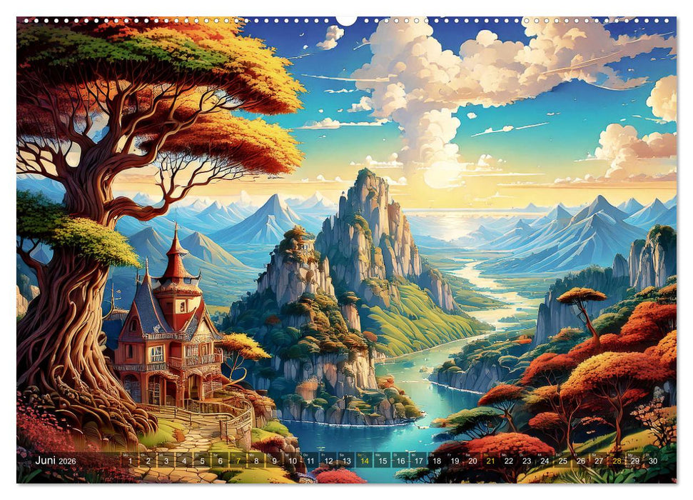 Reise in einer Märchenwelt (CALVENDO Premium Wandkalender 2026)