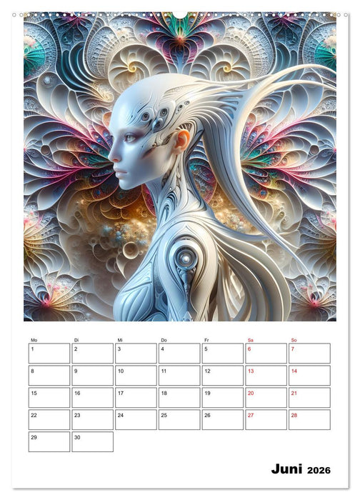 Extraterrestrische Eleganz (CALVENDO Premium Wandkalender 2026)