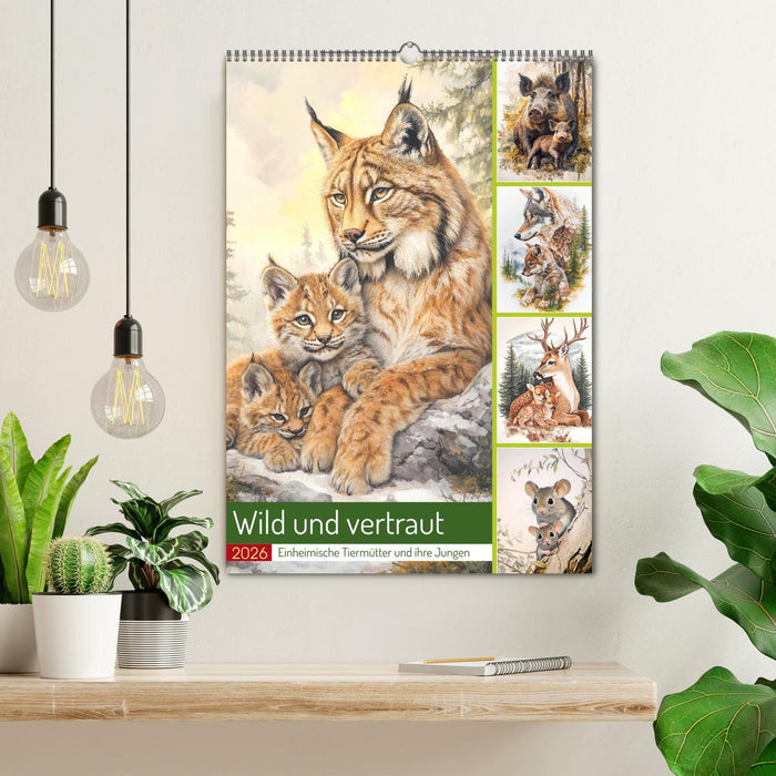 Wild und vertraut (CALVENDO Wandkalender 2026)