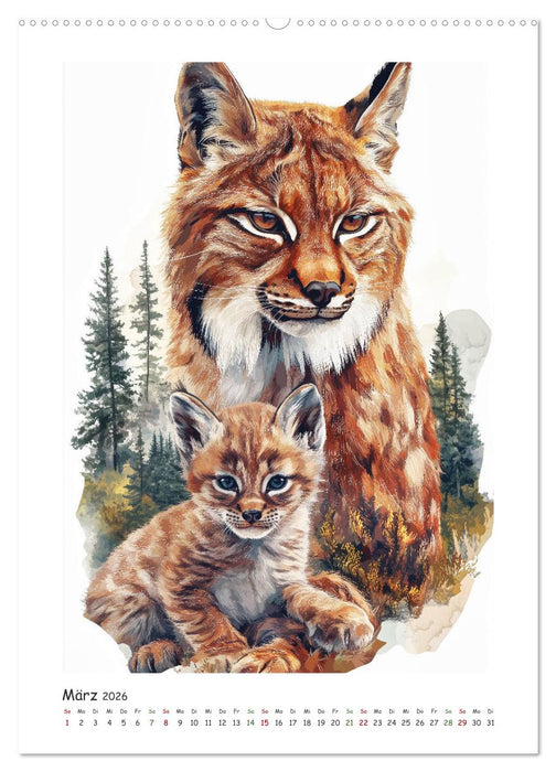 Wild und vertraut (CALVENDO Wandkalender 2026)