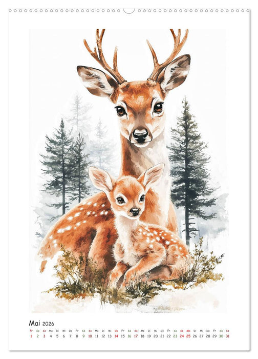 Wild und vertraut (CALVENDO Wandkalender 2026)