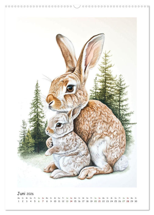 Wild und vertraut (CALVENDO Wandkalender 2026)