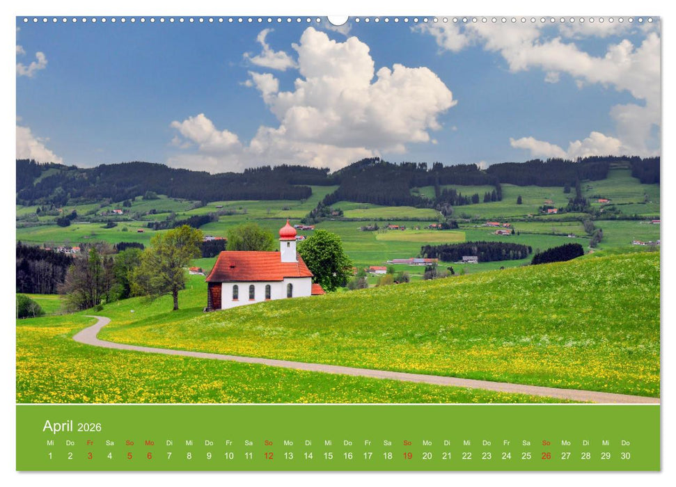 Wo das Allgäu am schönsten ist (CALVENDO Premium Wandkalender 2026)