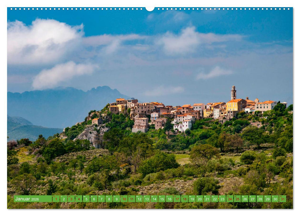 Korsika – die Perle im Mittelmeer (CALVENDO Wandkalender 2026)