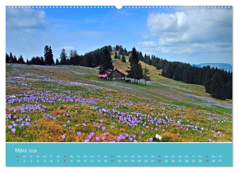 Wo das Allgäu am schönsten ist (CALVENDO Wandkalender 2026)