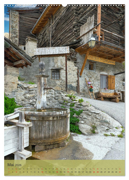 Schöne Dörfer in der Region Rhône-Alpes (CALVENDO Wandkalender 2026)