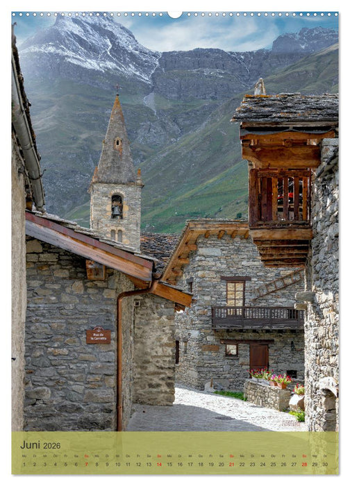 Schöne Dörfer in der Region Rhône-Alpes (CALVENDO Premium Wandkalender 2026)