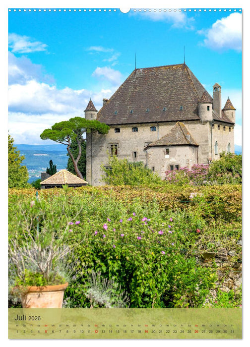 Schöne Dörfer in der Region Rhône-Alpes (CALVENDO Premium Wandkalender 2026)