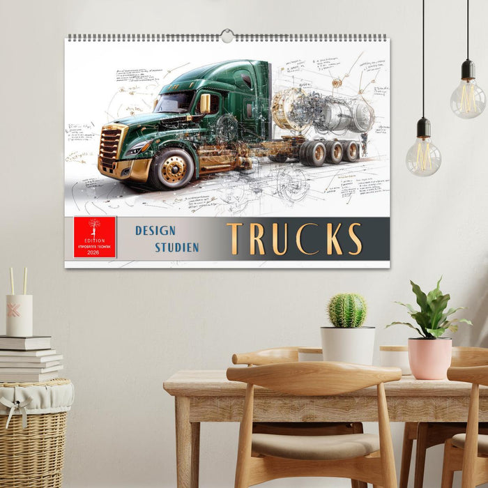 Trucks - Design Studien (CALVENDO Wandkalender 2026)