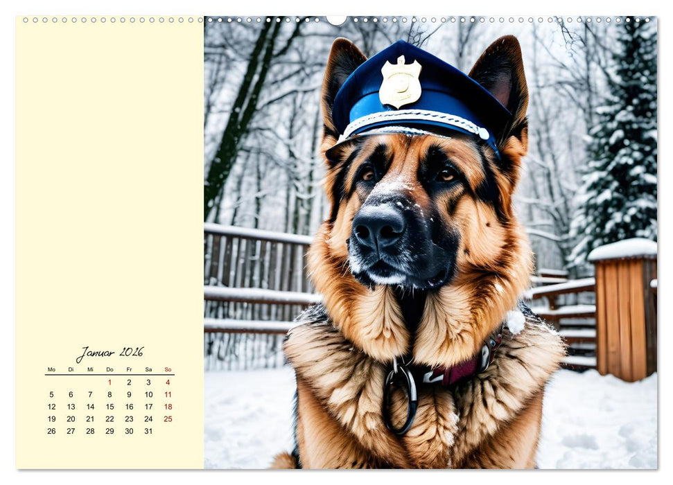 Gut behütete Hunde (CALVENDO Wandkalender 2026)