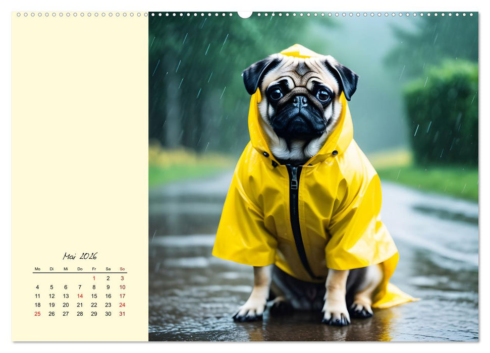 Gut behütete Hunde (CALVENDO Wandkalender 2026)