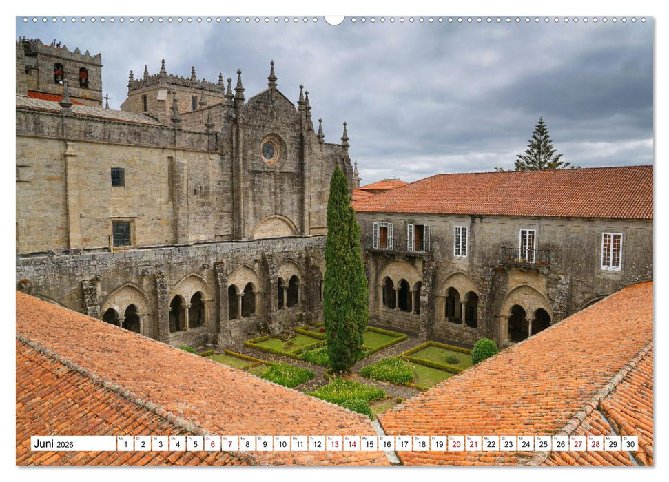 Unterwegs - Caminho Português. Zu Fuß auf dem Portugiesischen Jakobsweg (CALVENDO Premium Wandkalender 2026)