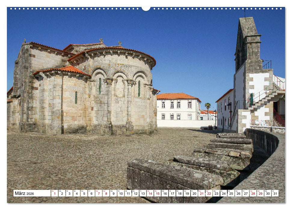 Unterwegs - Caminho Português. Zu Fuß auf dem Portugiesischen Jakobsweg (CALVENDO Wandkalender 2026)