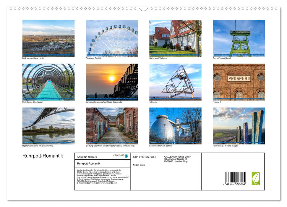 Ruhrpott-Romantik (CALVENDO Premium Wandkalender 2026)