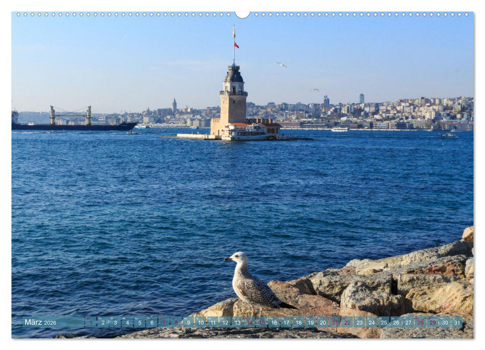 Istanbul - Lebendige Metropole voller Geschichte und Pracht (CALVENDO Wandkalender 2026)