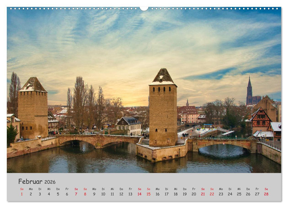 Region Elsass und Vogesen (CALVENDO Wandkalender 2026)