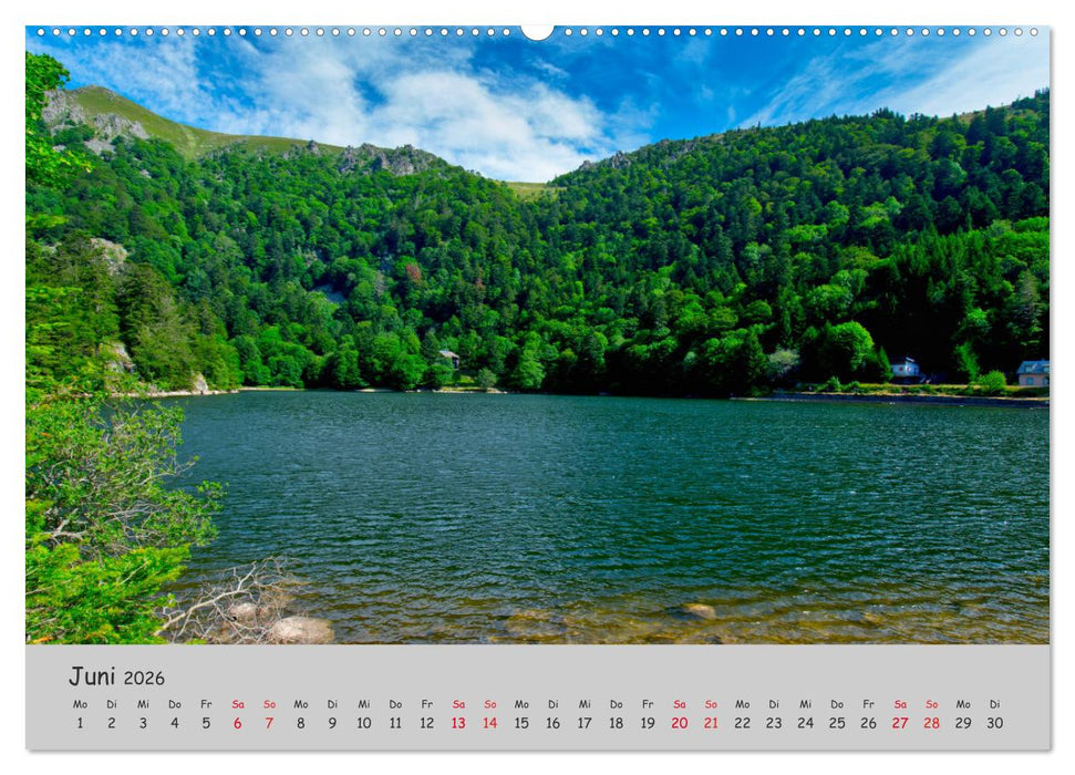 Region Elsass und Vogesen (CALVENDO Wandkalender 2026)