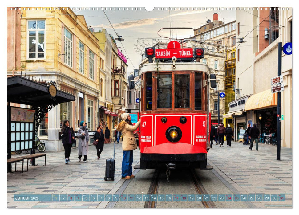Istanbul - Lebendige Metropole voller Geschichte und Pracht (CALVENDO Premium Wandkalender 2026)