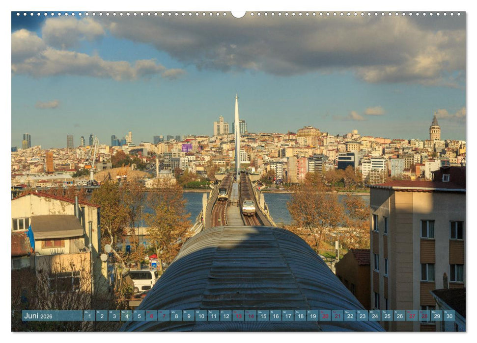 Istanbul - Lebendige Metropole voller Geschichte und Pracht (CALVENDO Premium Wandkalender 2026)