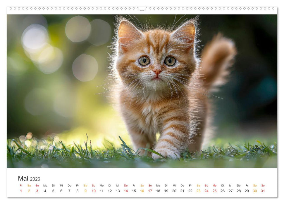 Katzen - Kalender für alle Miezenfans (CALVENDO Wandkalender 2026)