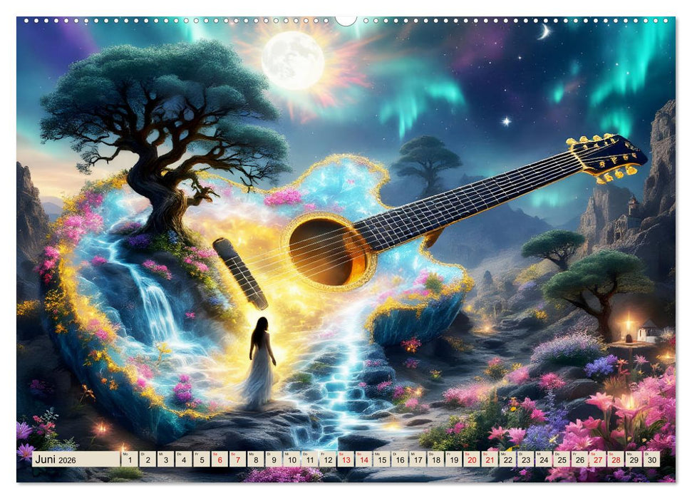 Gitarrenhorizonte (CALVENDO Premium Wandkalender 2026)