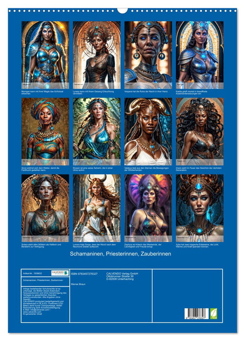 Schamaninen, Priesterinnen, Zauberinnen (CALVENDO Wandkalender 2026)