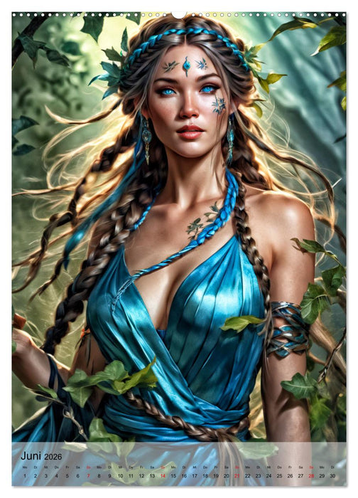 Schamaninen, Priesterinnen, Zauberinnen (CALVENDO Wandkalender 2026)