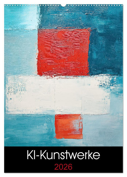 KI-Kunstwerke (CALVENDO Wandkalender 2026)