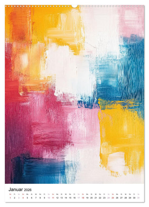 KI-Kunstwerke (CALVENDO Wandkalender 2026)