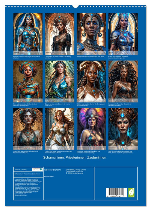 Schamaninen, Priesterinnen, Zauberinnen (CALVENDO Premium Wandkalender 2026)