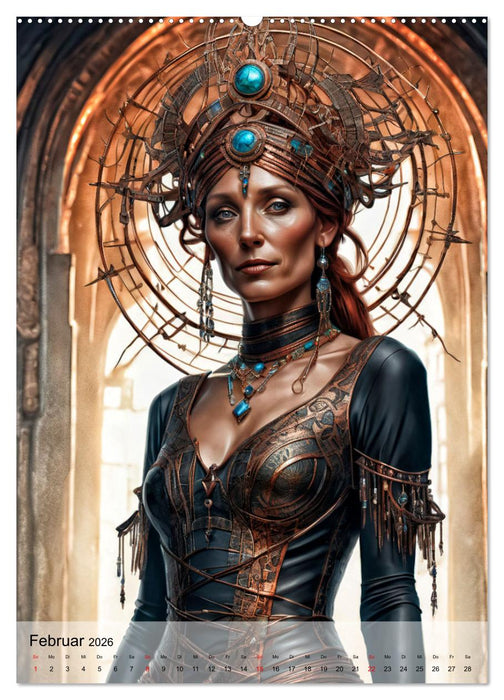 Schamaninen, Priesterinnen, Zauberinnen (CALVENDO Premium Wandkalender 2026)