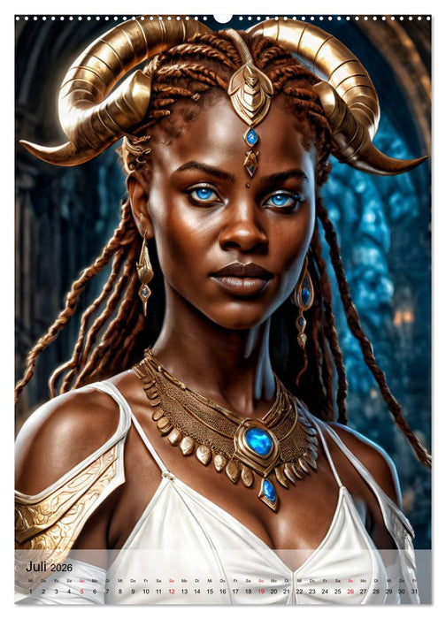 Schamaninen, Priesterinnen, Zauberinnen (CALVENDO Premium Wandkalender 2026)