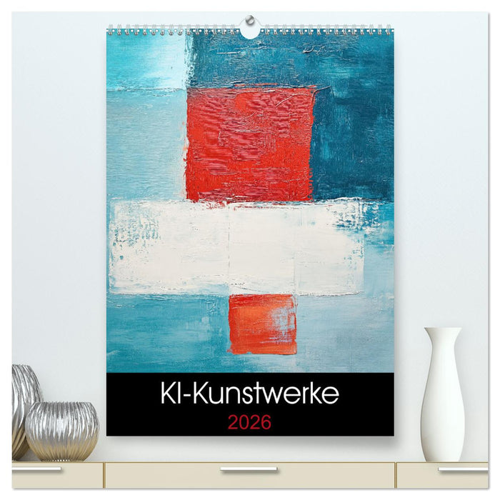 KI-Kunstwerke (CALVENDO Premium Wandkalender 2026)