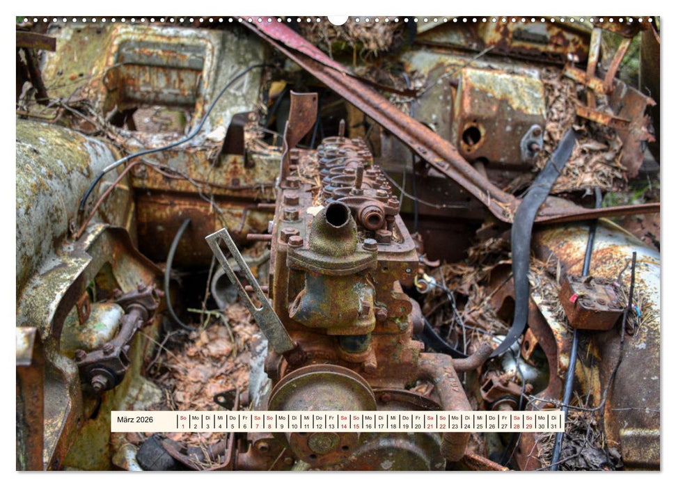 Autowracks - Verlorener Glanz 2026 (CALVENDO Wandkalender 2026)
