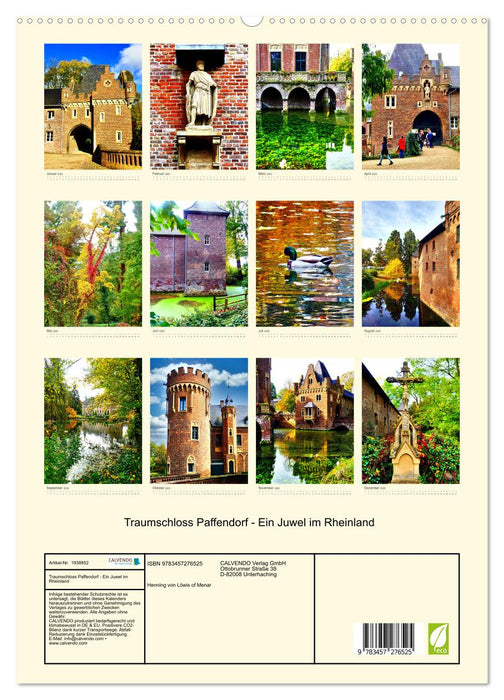 Traumschloss Paffendorf - Ein Juwel im Rheinland (CALVENDO Premium Wandkalender 2026)