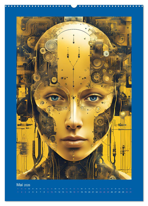 Gesichter der Zukunft (CALVENDO Wandkalender 2026)