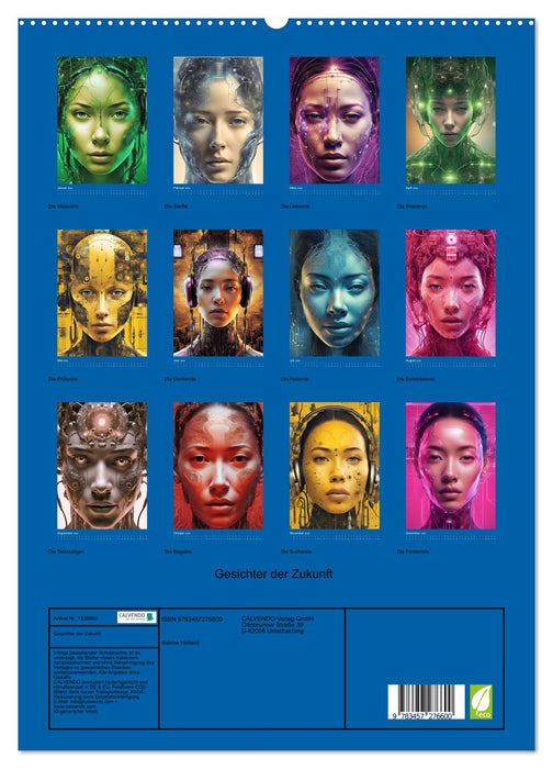 Gesichter der Zukunft (CALVENDO Premium Wandkalender 2026)