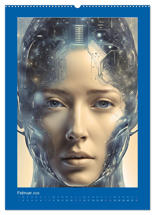 Gesichter der Zukunft (CALVENDO Premium Wandkalender 2026)