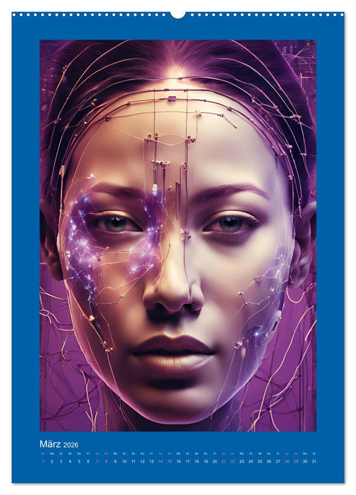 Gesichter der Zukunft (CALVENDO Premium Wandkalender 2026)